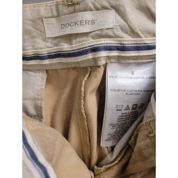 Docker Womens Pants- Khaki - Tan - Size 6 - EUC - Picture 8 of 10